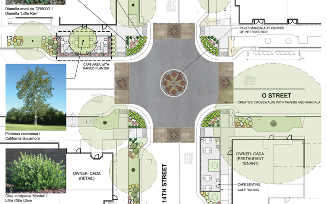 O Street Aerial Drawing