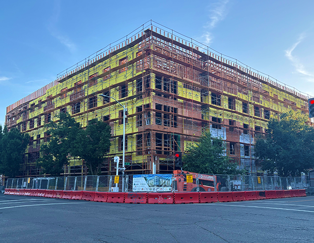 Sakura Apartments under construction